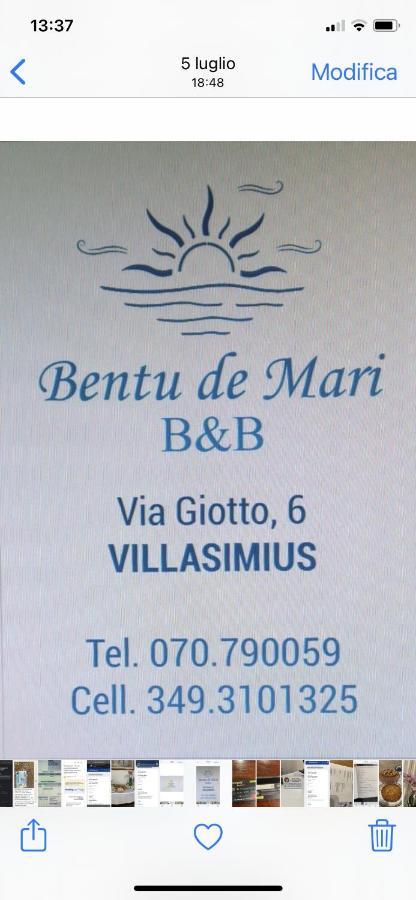 B&B Bentu De Mari Villasimius Kültér fotó